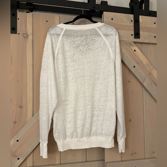 Recycled Karma Oddpeople Oversized Burnout Sweatshirt - Picture 3 of 6